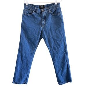 Ermenegildo Zegna Jeans Size 34 Designer Denim Tapered Straight Leg Short Inseam